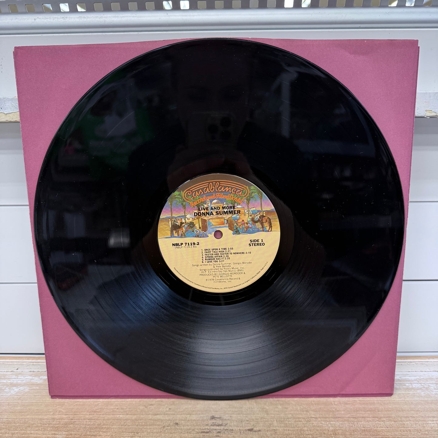 Donna Summer Live and More Double Vinyl Record LP 1978