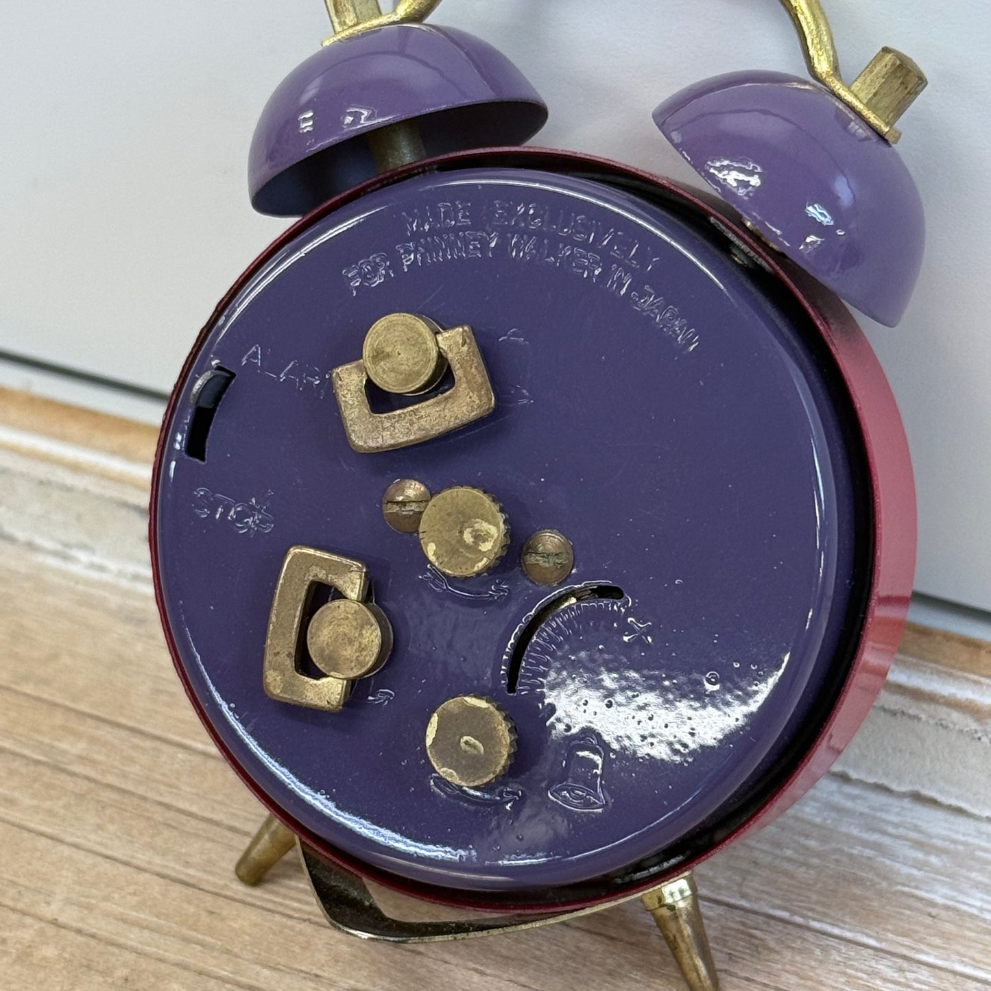 Phinney-Walker PW544 Twin Bell Mechanical Alarm Clock in Box