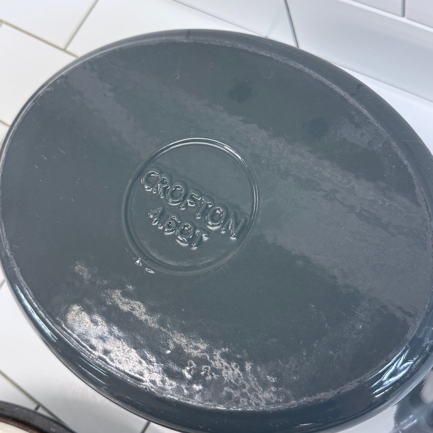 Crofton Enameled Cast Iron Dutch Oven Baking Pan Set 2