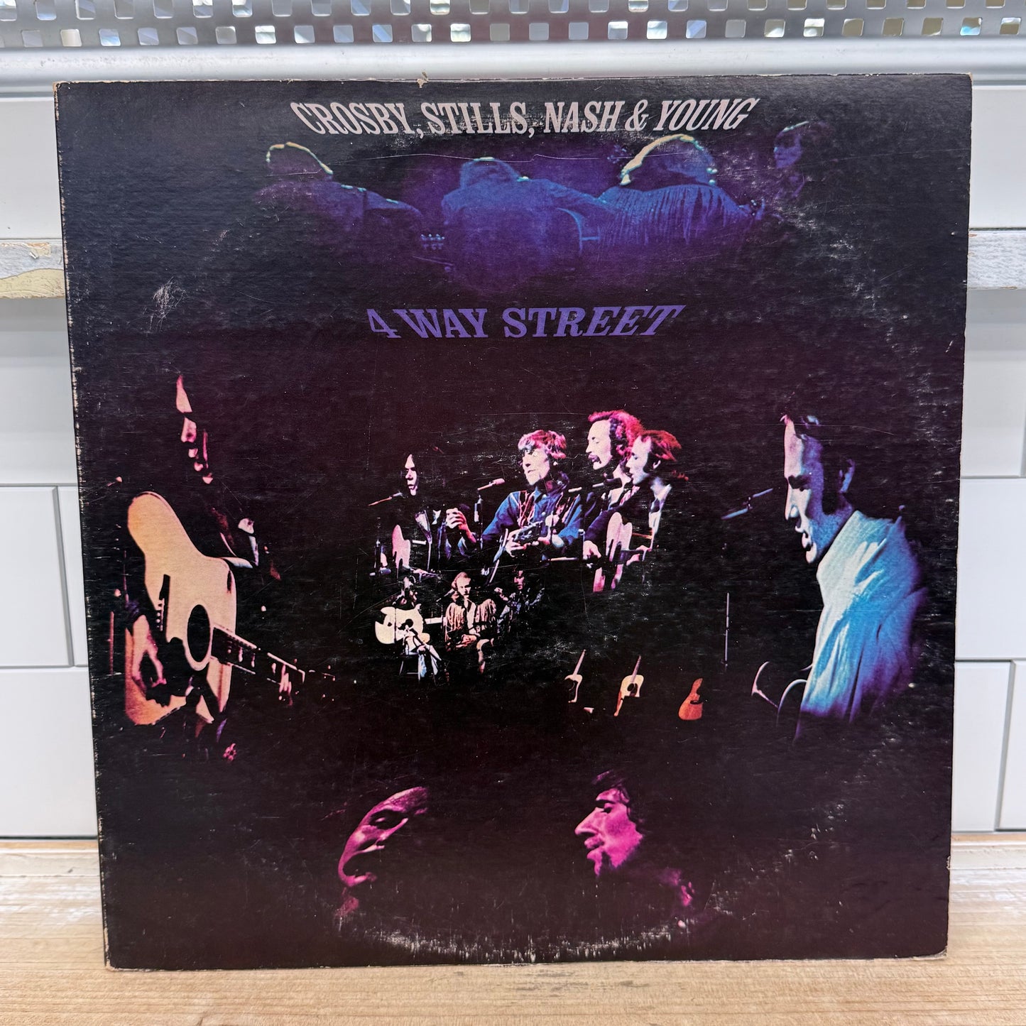 Crosby Stills Nash & Young 4 Way Street Double LP 1971