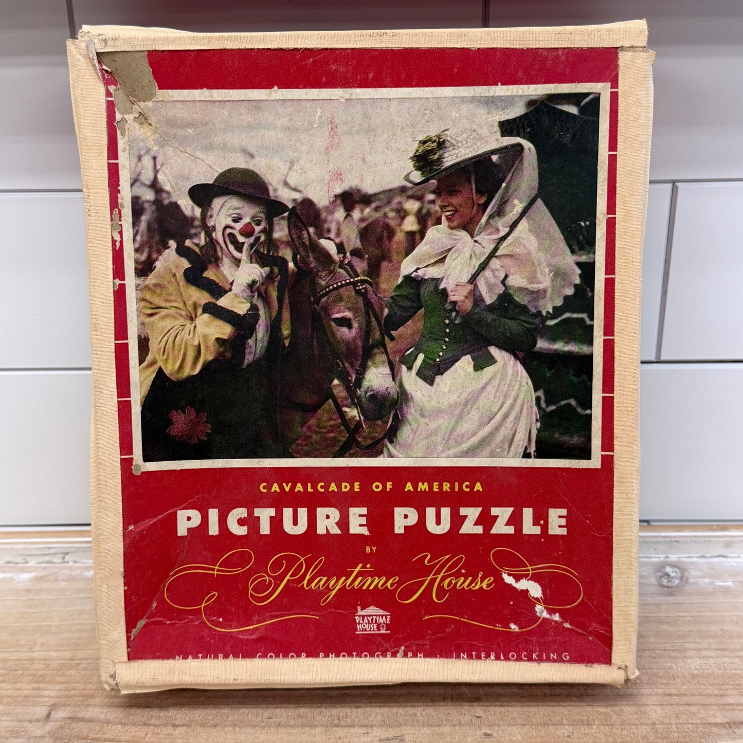 Vintage Jigsaw Puzzle Lot Collectible Vintage Set of 3