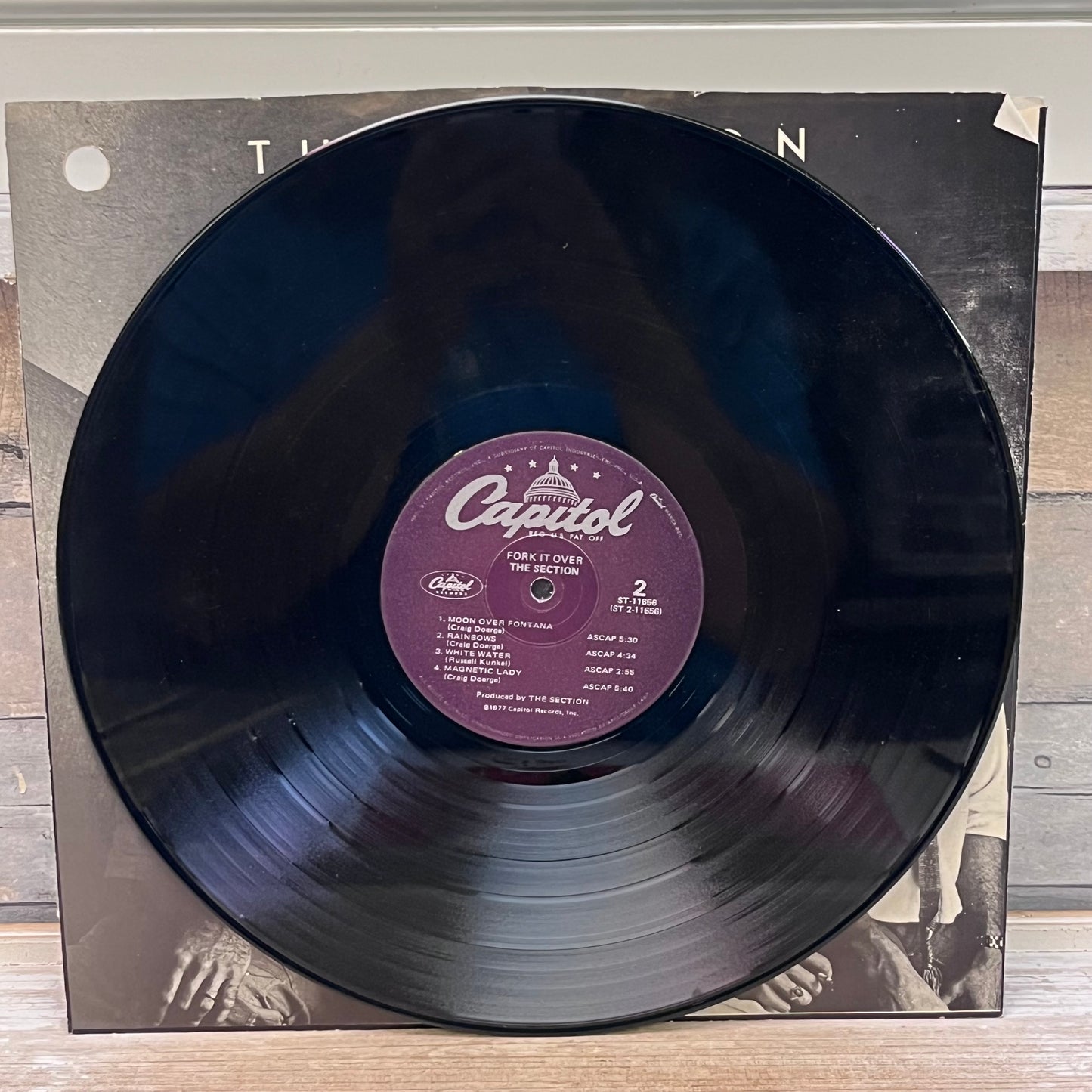 The Section Fork it Over Vinyl Record, 1977