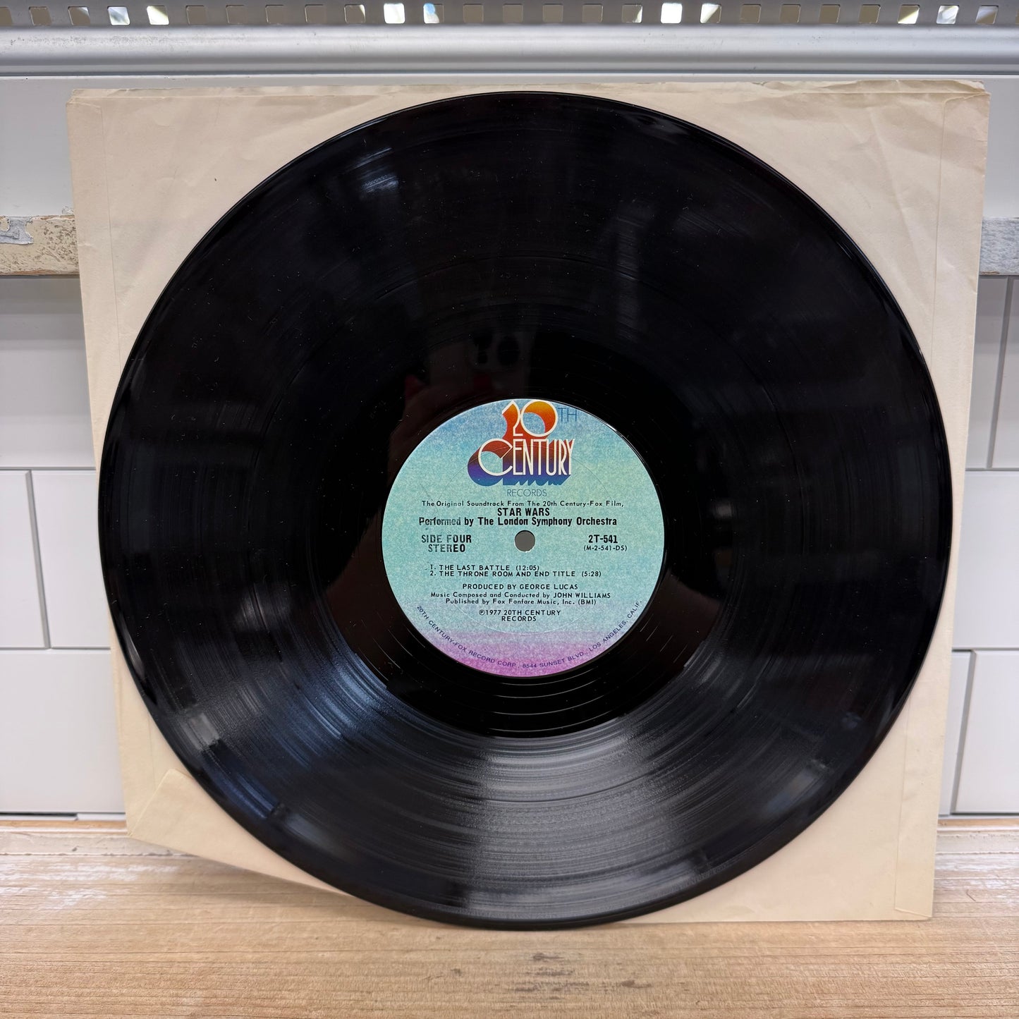 Star Wars Vinyl Records Lot of 2 Soundtrack & Meco 1977