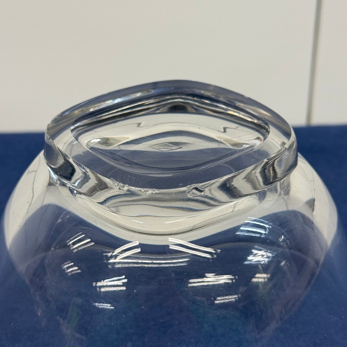 Heisey Clear Glass Bowl and Underplate Set Elegant Glass