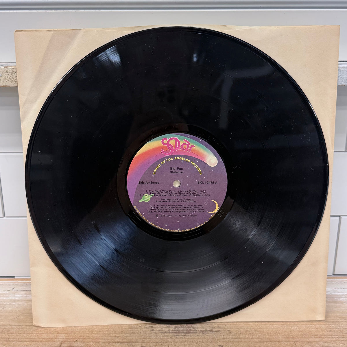 Shalamar Big Fun Vinyl LP 1979 --BXL1-3479
