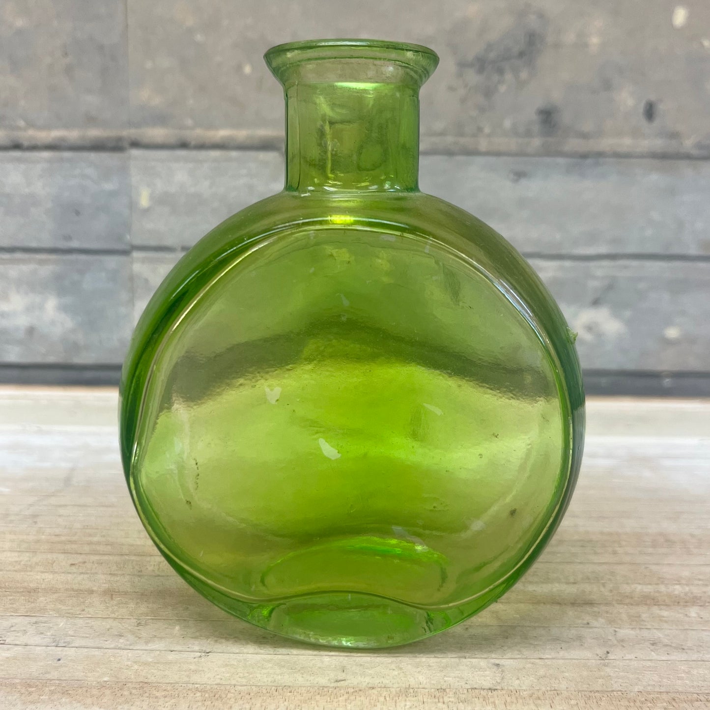 Green Glass Bottles, Lot of 4
