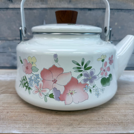 Kobë Kettle Floral Enameled Tea Kettle