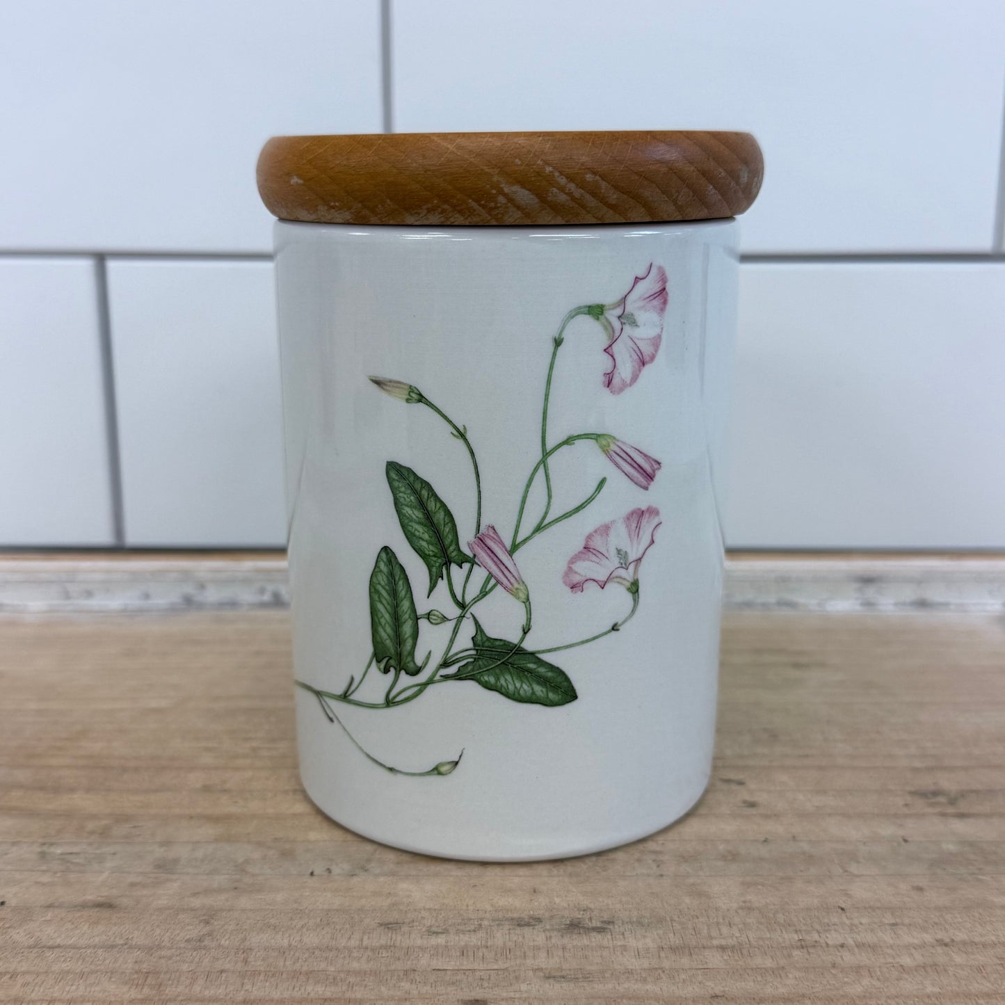 Portmeirion Queen’s Hidden Garden Canister England 1990s