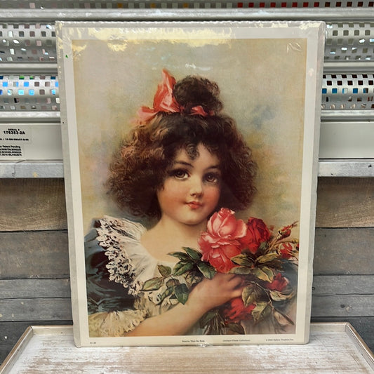 Vintage Francis Brundage 'Sweeter Than a Rose' Print,  1982