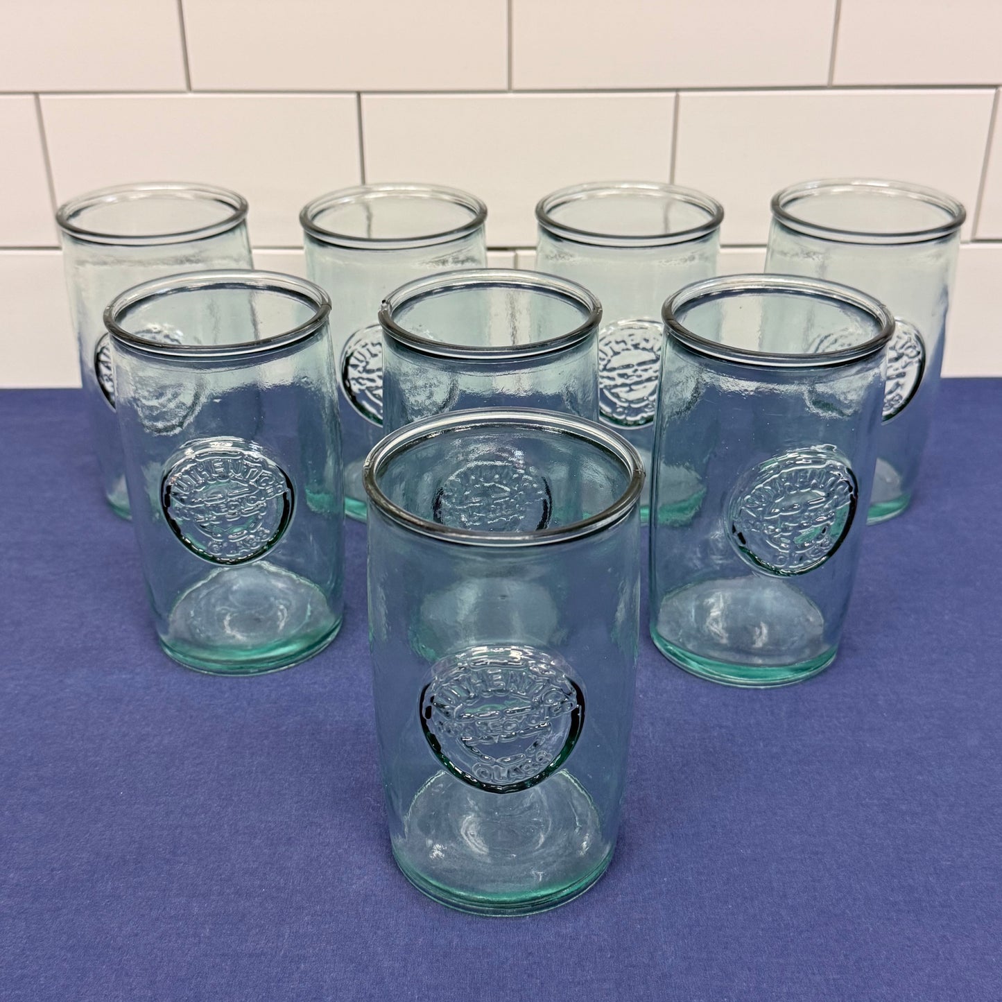 Vidrios San Miguel Recycled Glass Tumblers Set of 8 Spain
