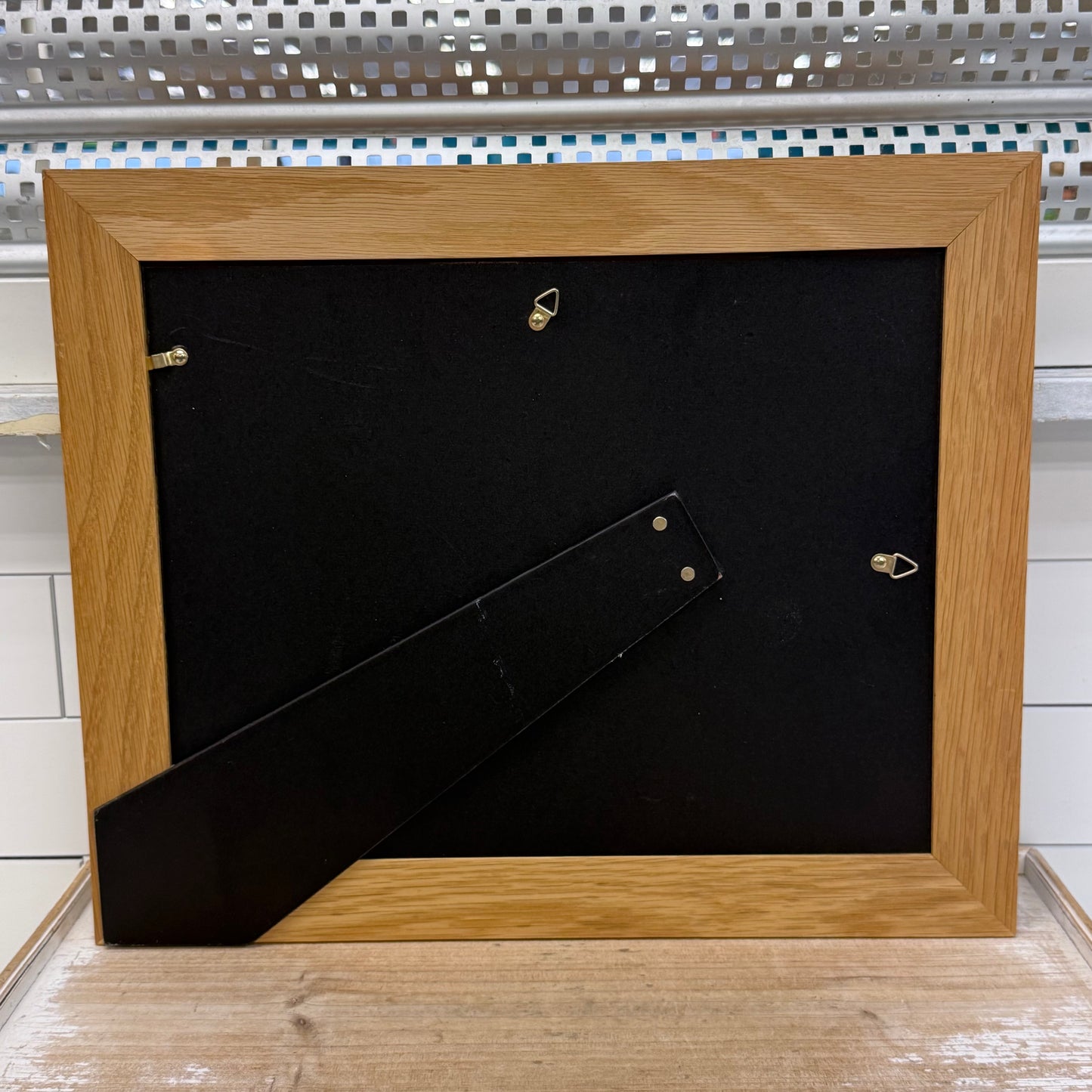 Original Llama Desert Sunset Painting Framed Canvas