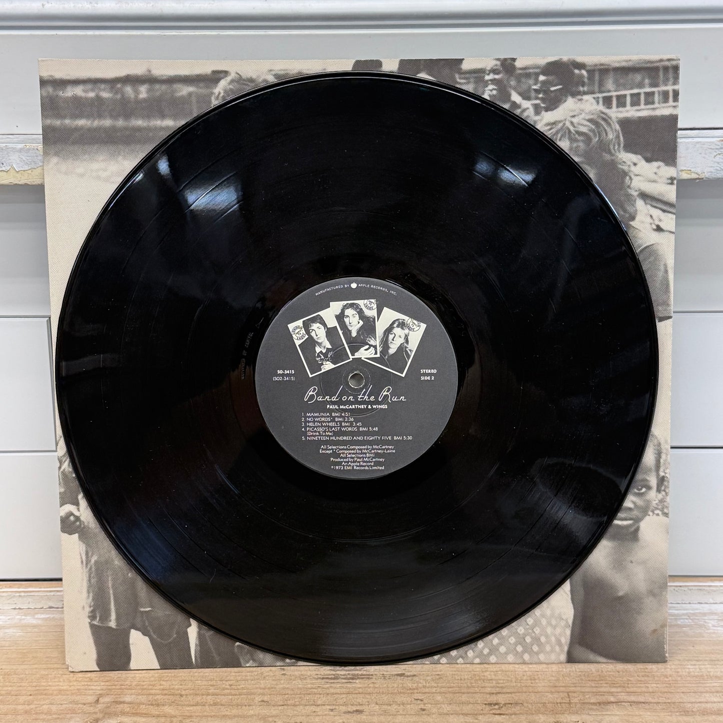 Paul McCartney & Wings Band on the Run Vinyl Record 1973 #SO3415
