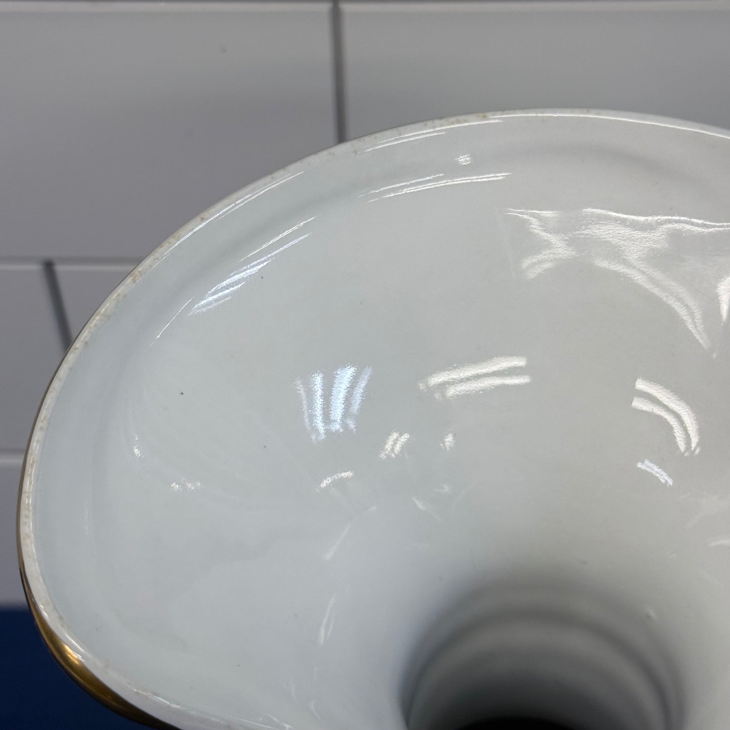 Porcelaine de Bruxelles Floral Pitcher 1960s