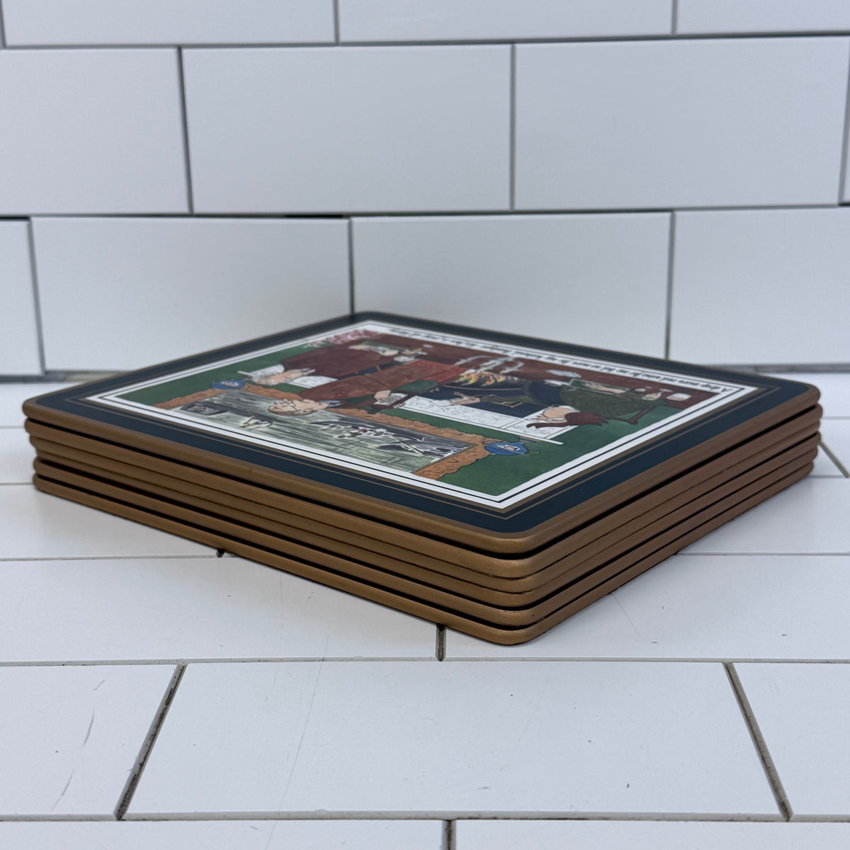 Annie Tempest Tottering-by-Gently Placemats Boxed Set of 6