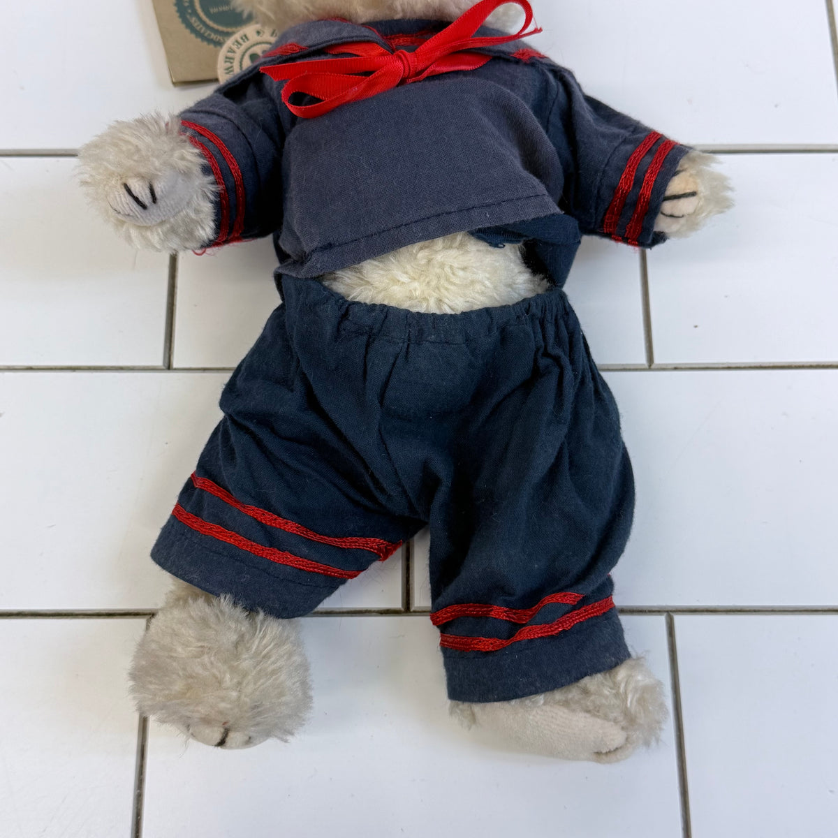 Boyds Bears Buffington Jointed Teddy Bear Sailor Outfit 1990s