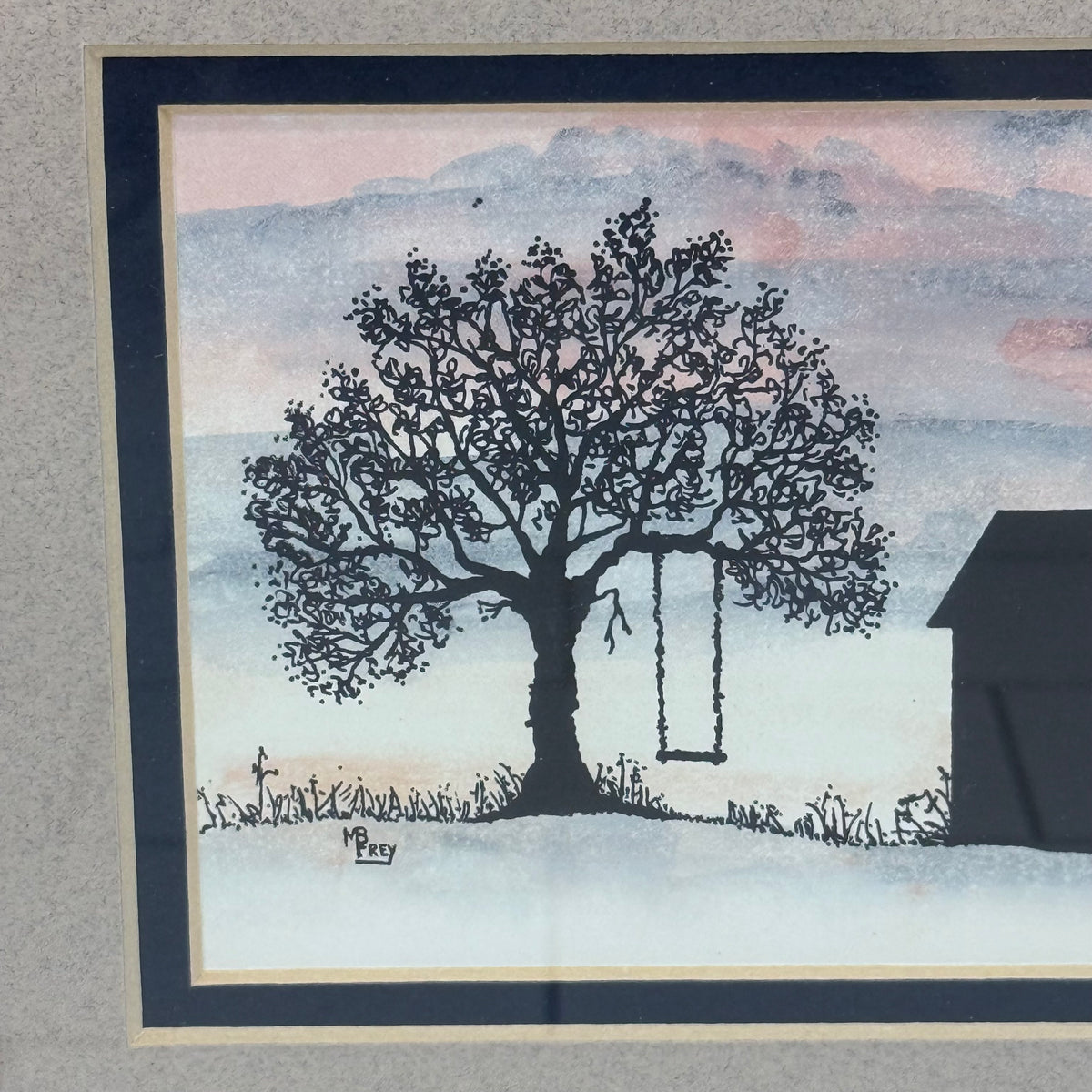 M. Frey Lithograph Signed Numbered Americana Art