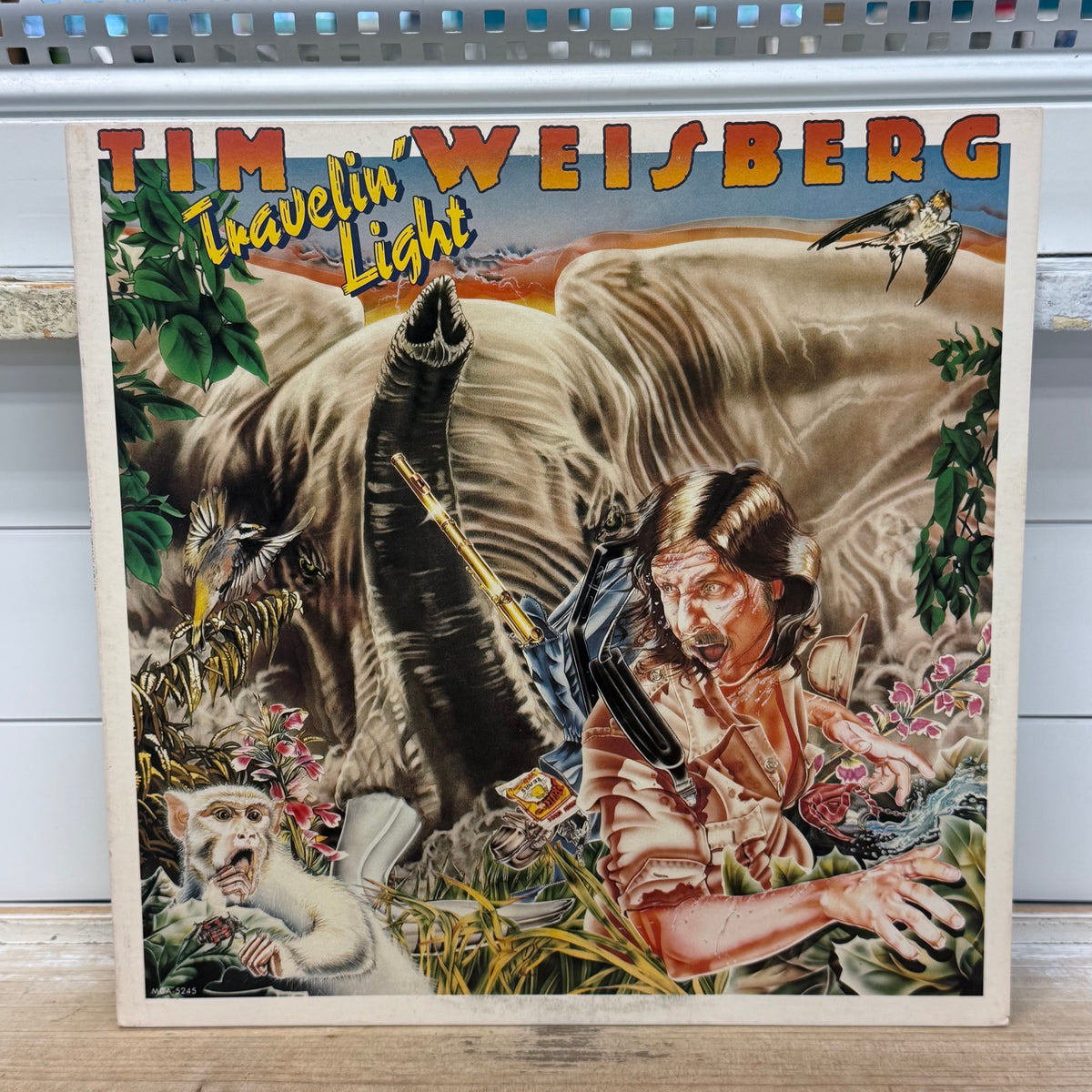 Tim Weisberg Travelin’ Light Vinyl LP 1981 MCA #MCA-5245