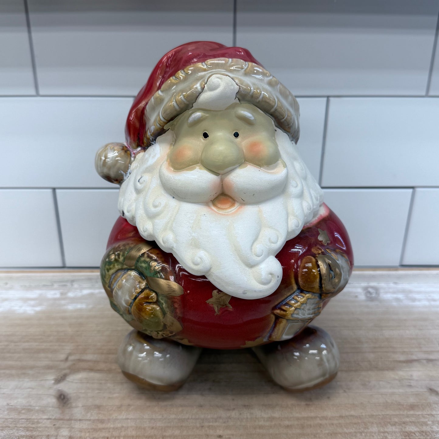 Santa Claus Cookie Jar, Ceramic