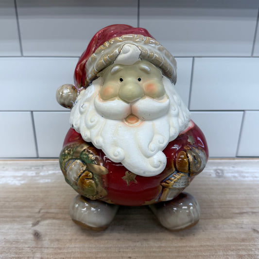 Santa Claus Cookie Jar, Ceramic