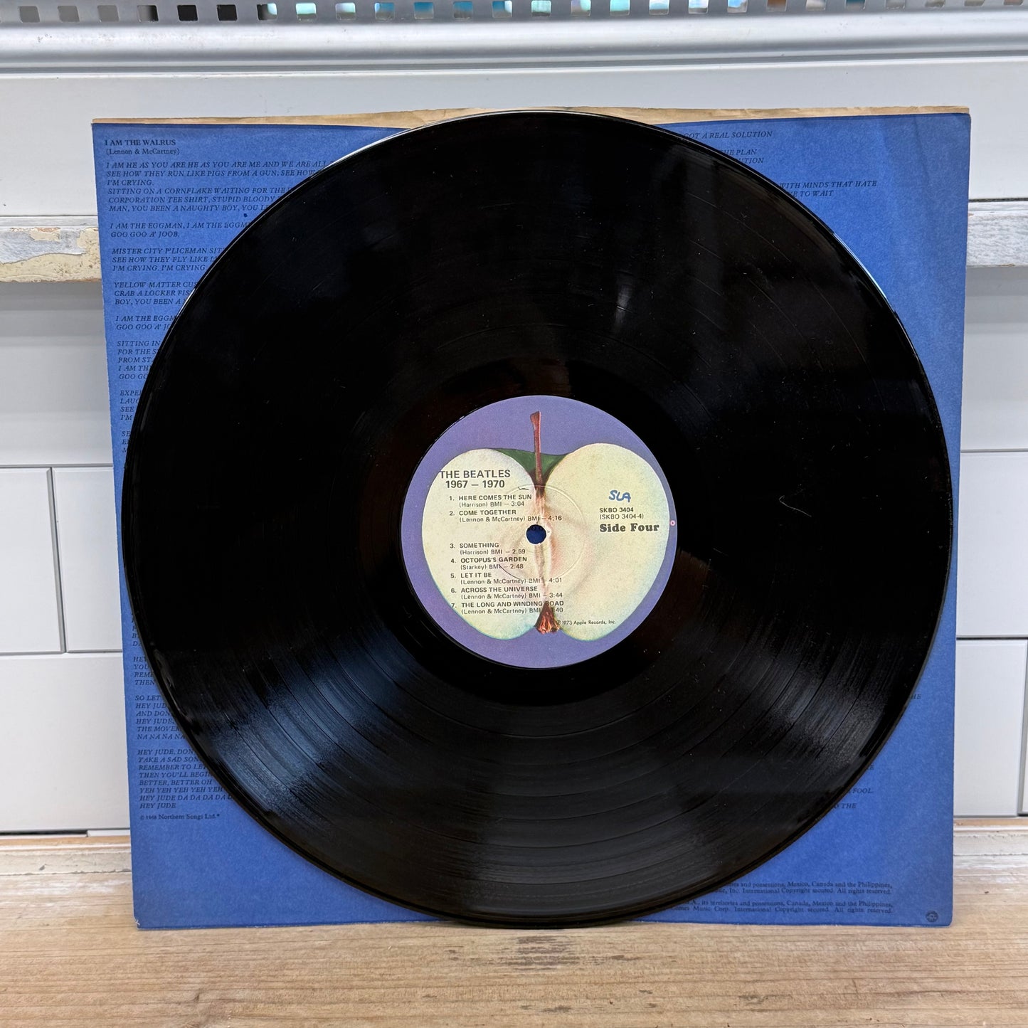 The Beatles 1967-1970 Blue Album Double Vinyl LP 1973 #SKBO 3404