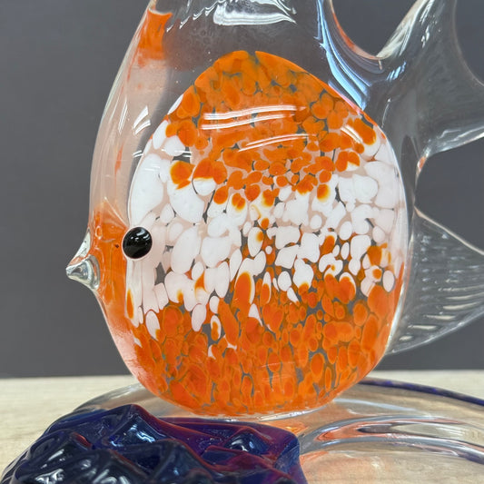 Partylite Votive Holder Angel Fish, Glass