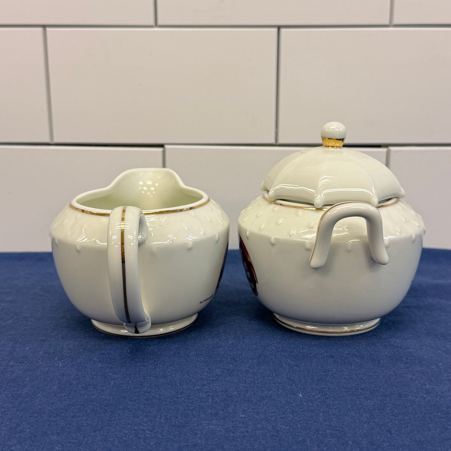 Danbury Mint Hummel Stormy Weather Porcelain Tea Set