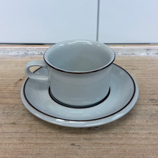 Arabia Finland Scandinavian Modern Cup & Saucer 1970s