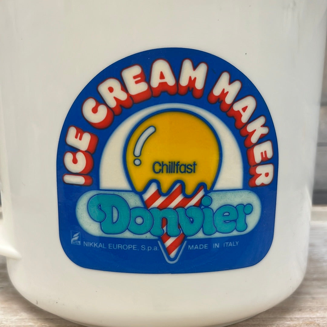 Vintage Donvier Chillfast Hand Crank Ice Cream Maker