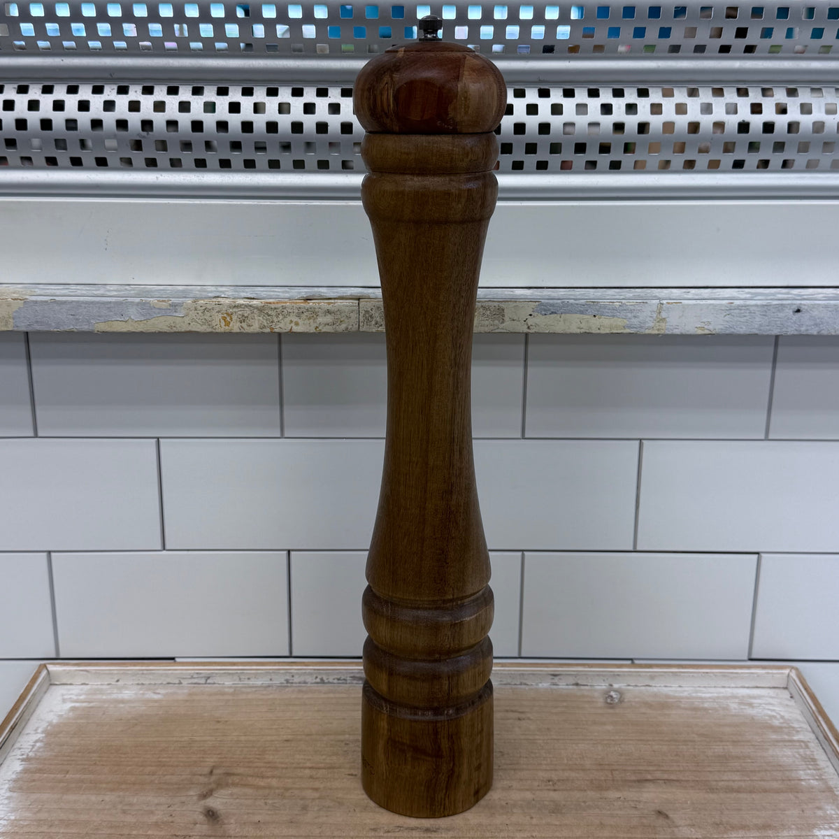Ernesto Acacia Wood Salt Pepper Mill Grinder with Box 16"