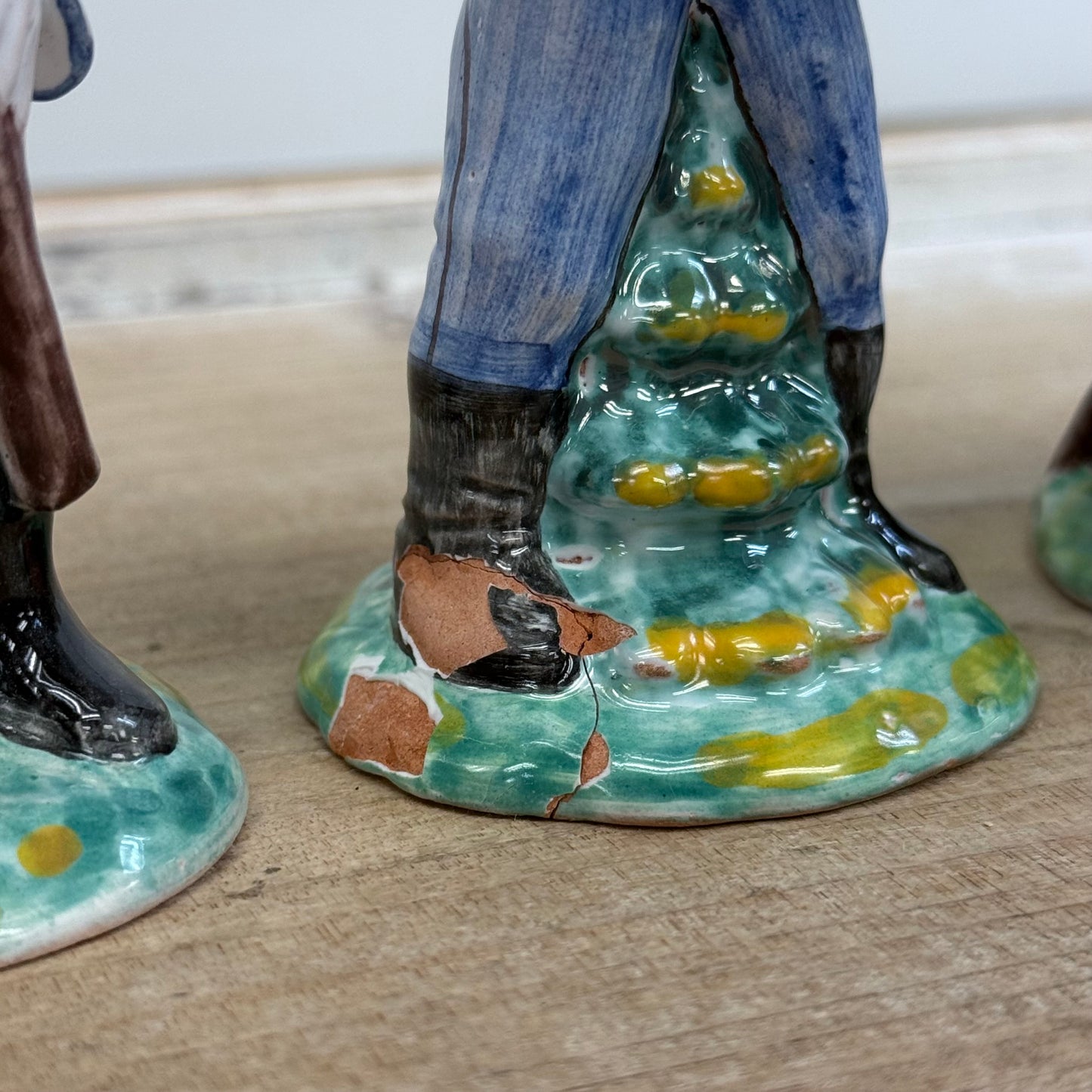 Eastern European Folk Musician Figurines Set of 7 Ceramic 1992