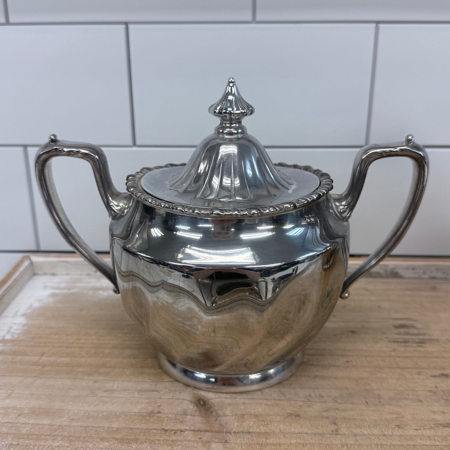 Pairpoint Quadruple Silverplate Tea Service Set #340 Circa 1910