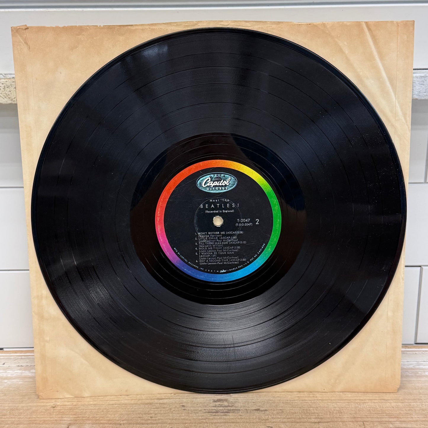 Meet the Beatles! Vinyl Record LP 1964 #T-2047