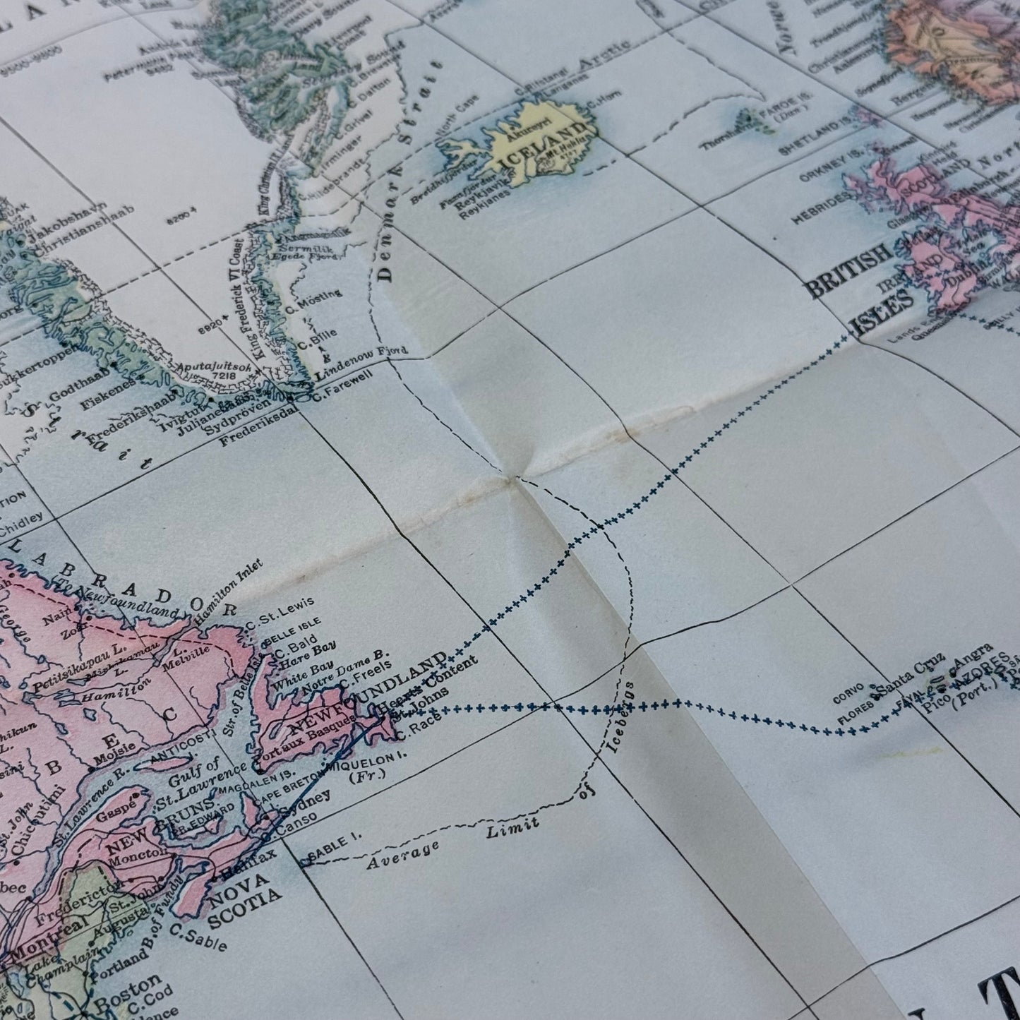 National Geographic Post-WWI Van der Grinten World Map 1922