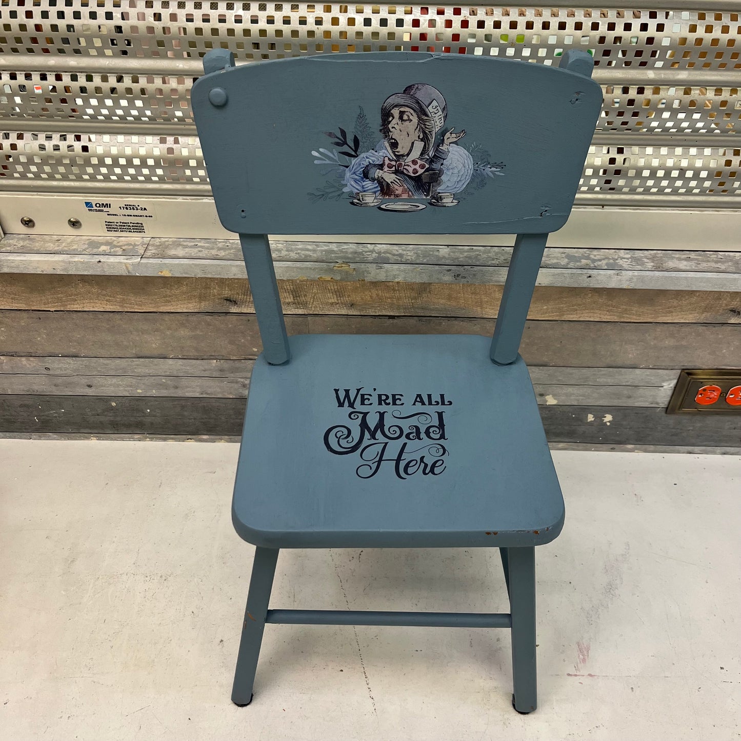 Alice in Wonderland Themed Chair