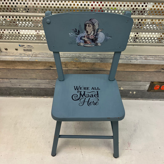 Alice in Wonderland Themed Chair