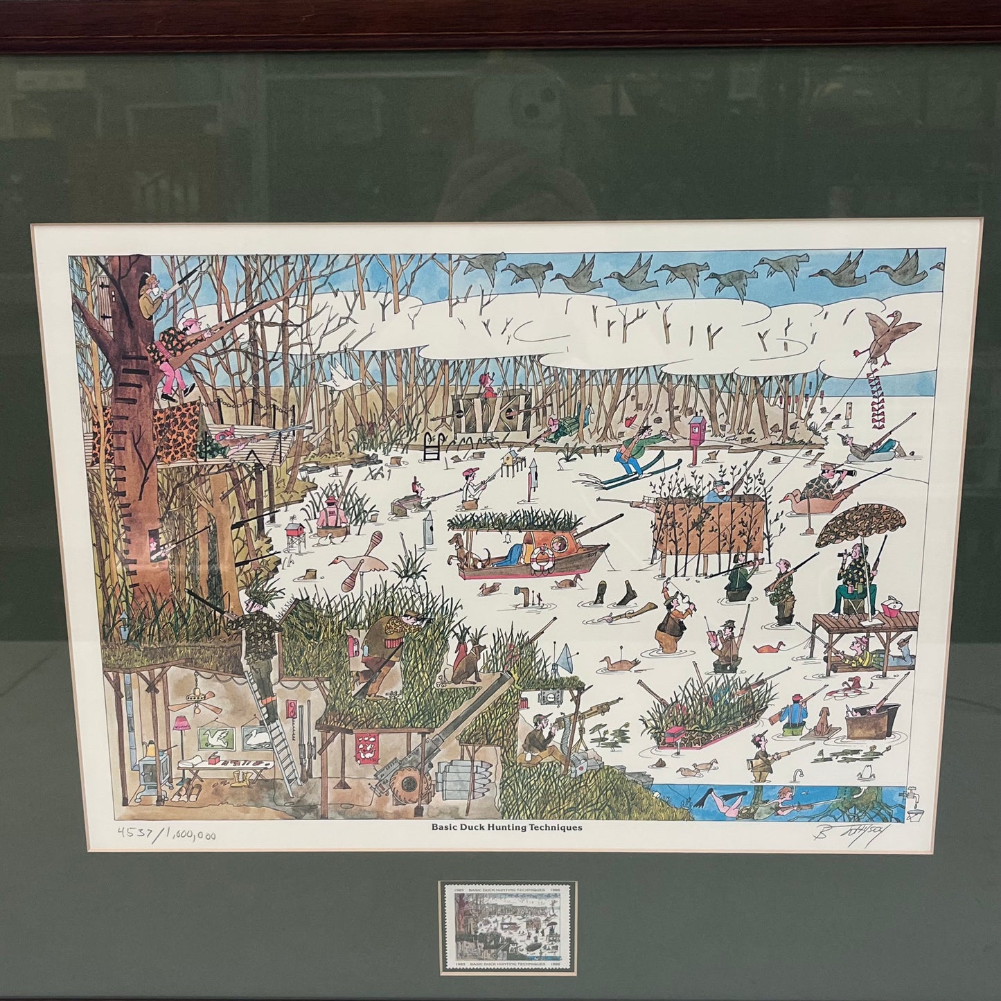 Bruce Johnson Basic Duck Hunting Techniques Signed, 1985