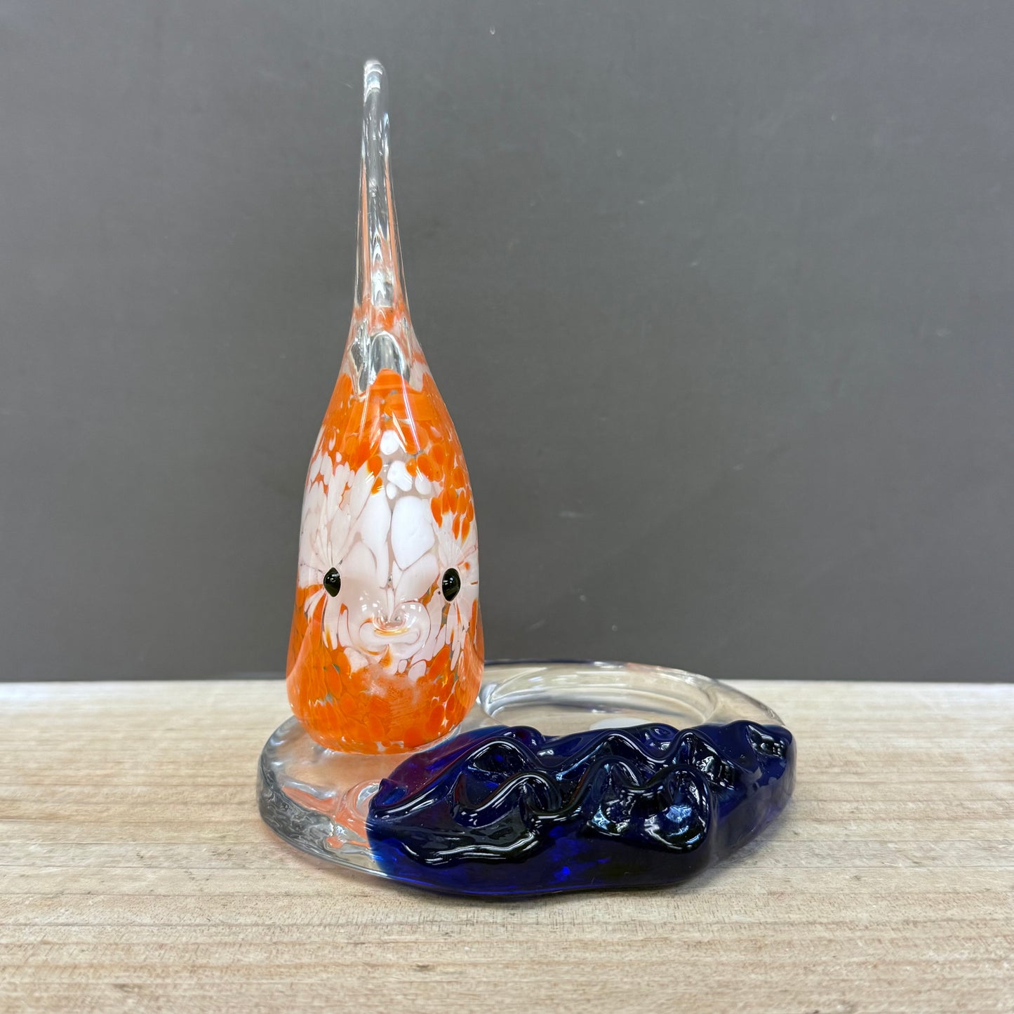 Partylite Votive Holder Angel Fish, Glass