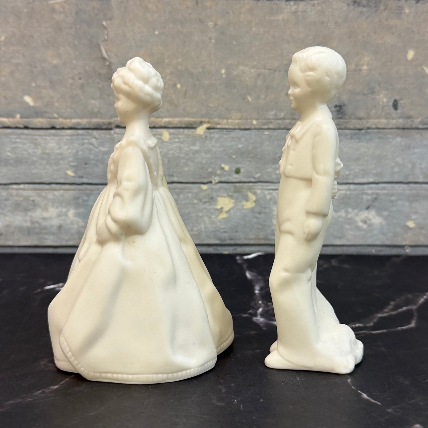 House of Litz Kathie & Donnie Bisque Figurines, Set of 2