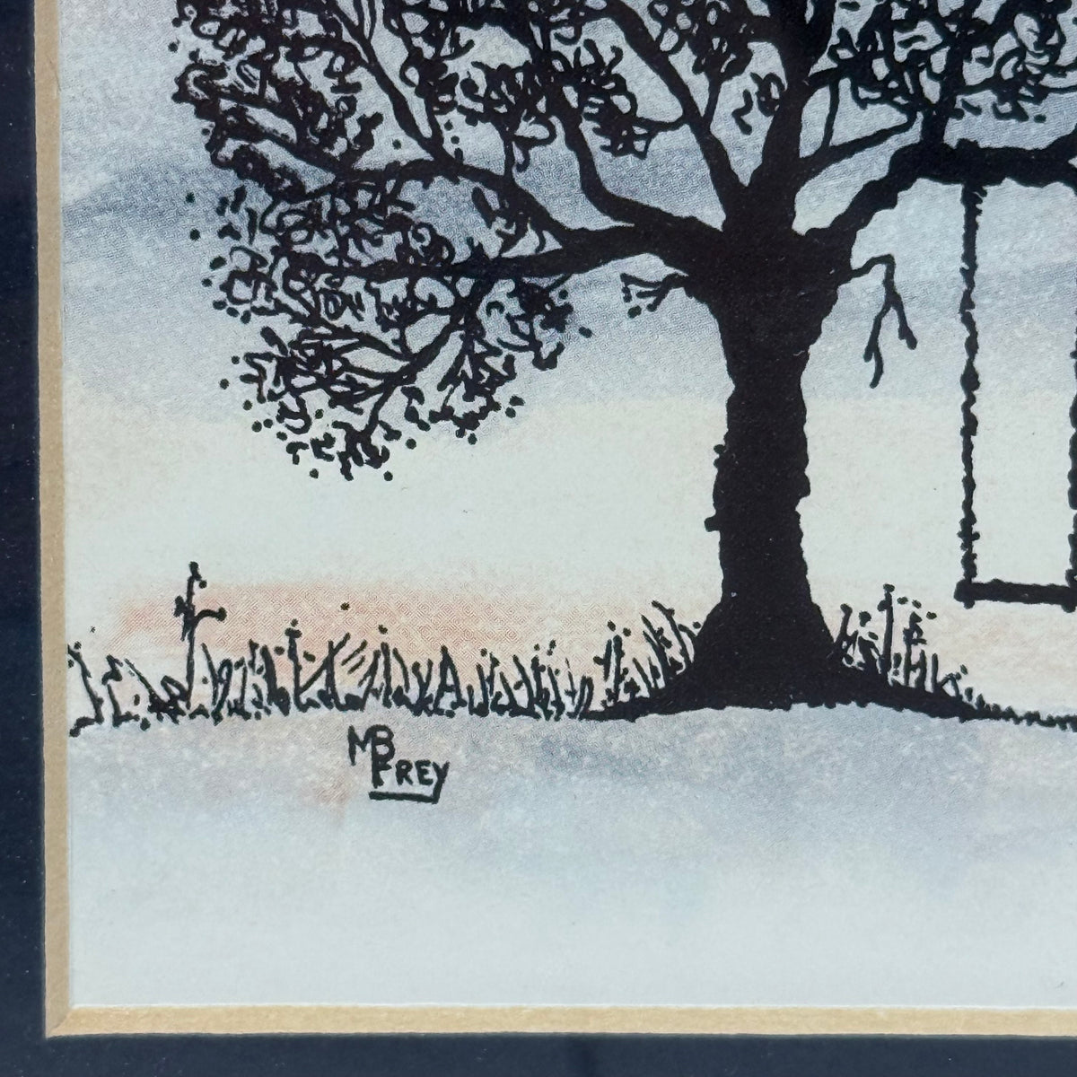 M. Frey Lithograph Signed Numbered Americana Art
