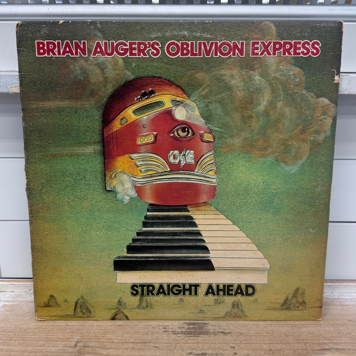 Brian Auger’s Oblivion Express Straight Ahead Vinyl Record, 1974 - APL1-0454