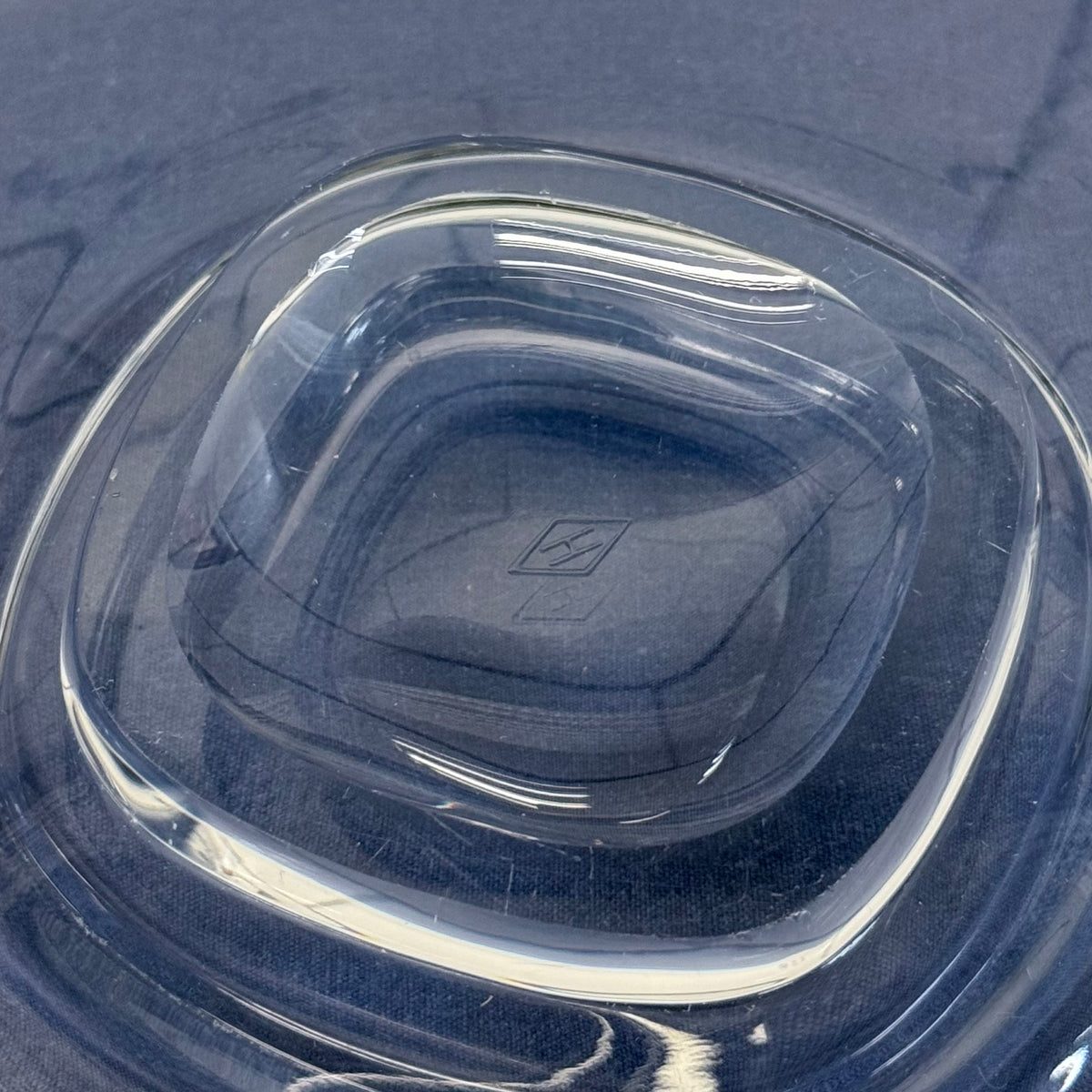 Heisey Clear Glass Bowl and Underplate Set Elegant Glass