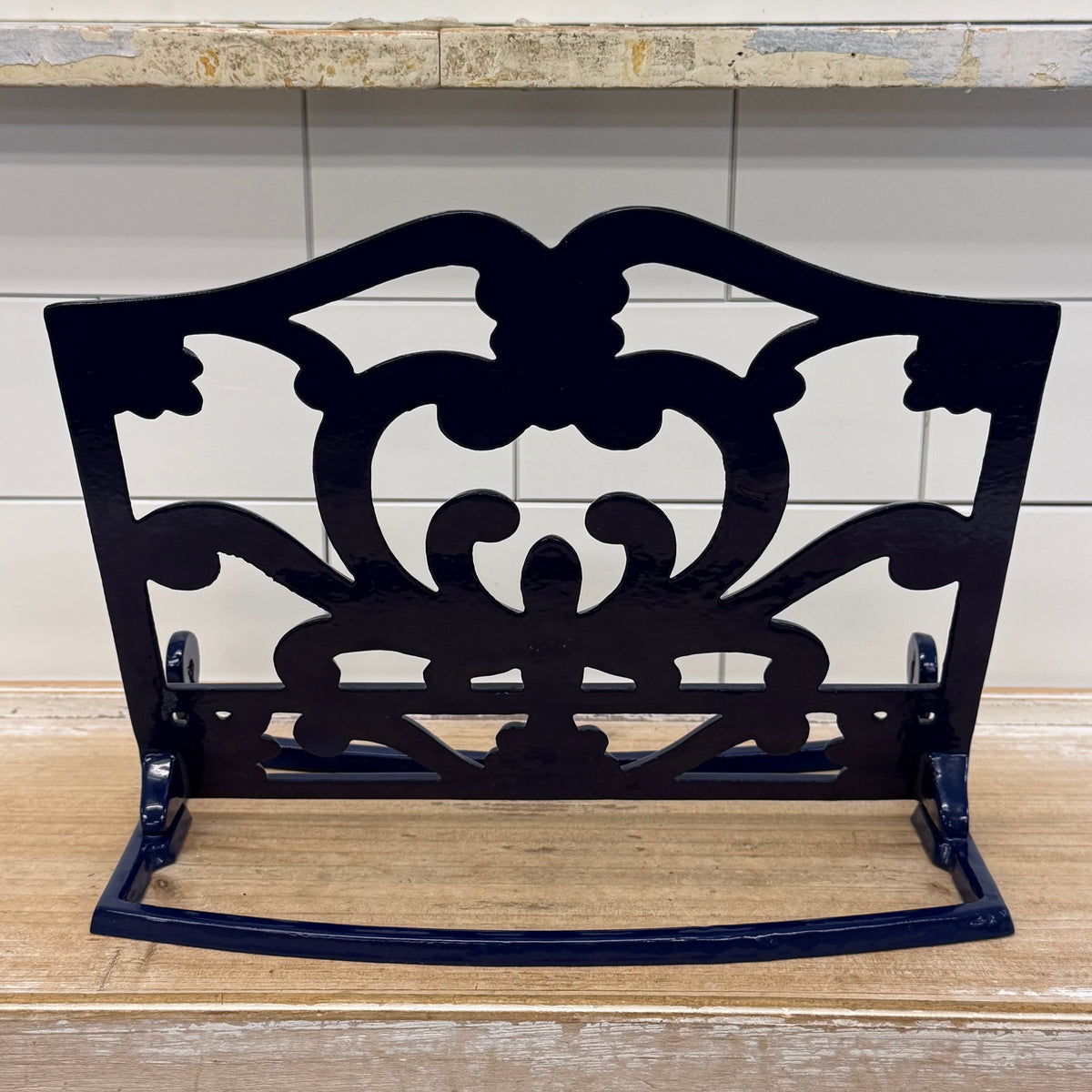 Ornate Cast Iron Cookbook Stand