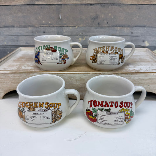 Soup Recipe Ceramic Mug Selection