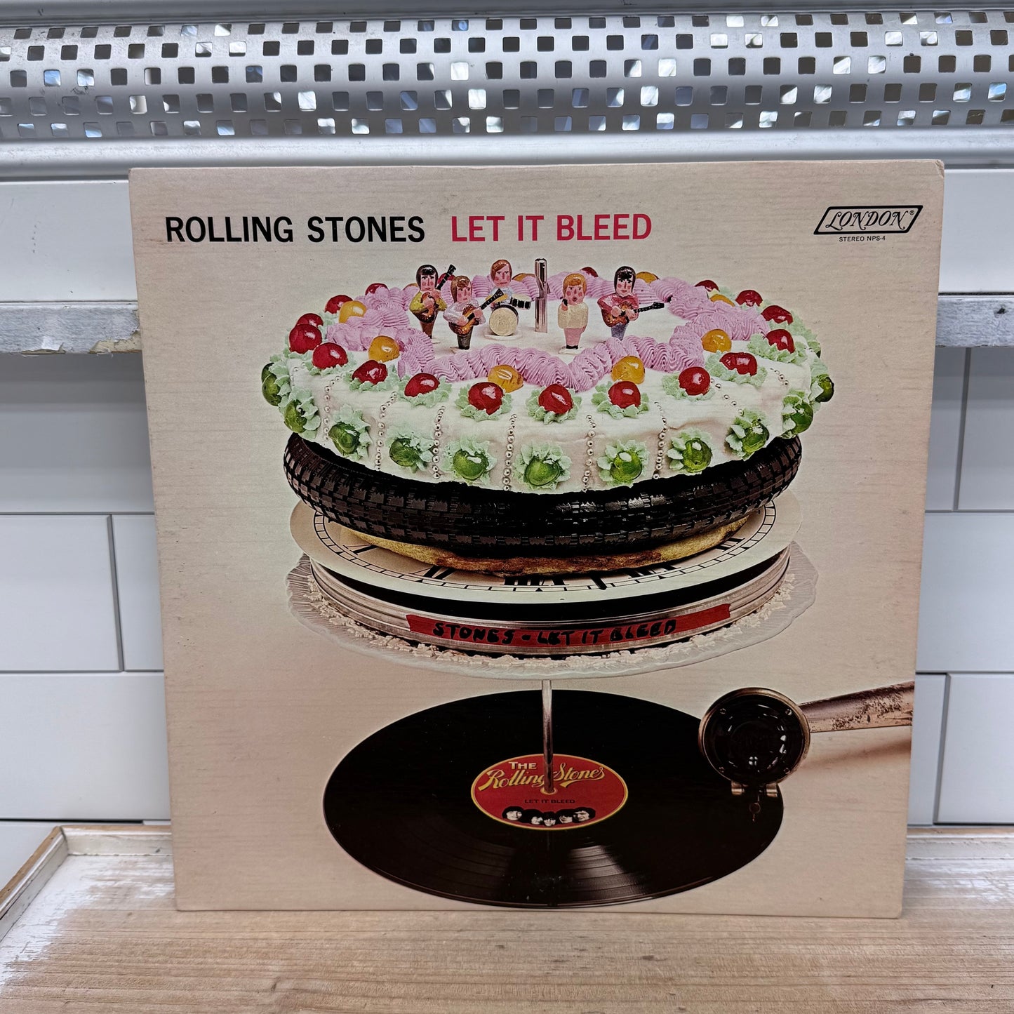 Rolling Stones Let It Bleed Vinyl Record 1969 LP
