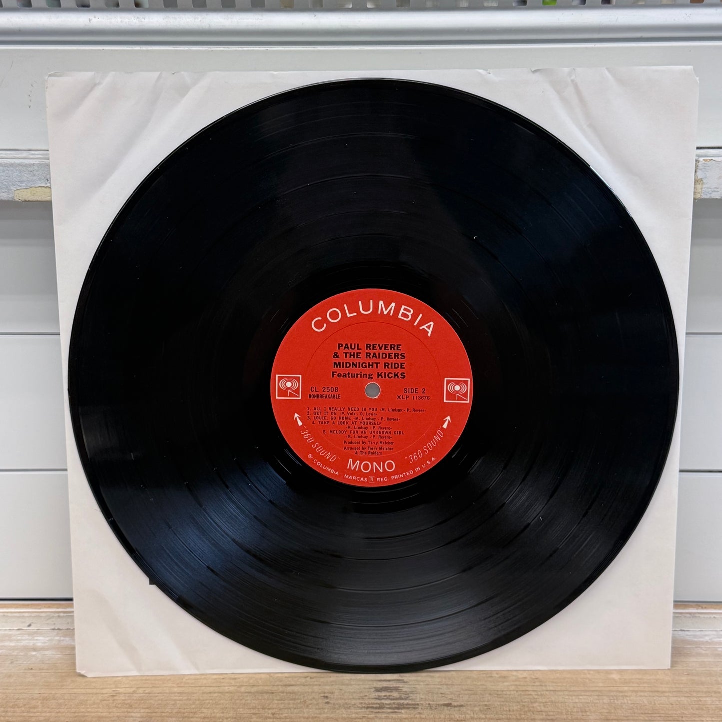 Paul Revere & The Raiders Midnight Ride Mono Vinyl Record 1966 #CL2508