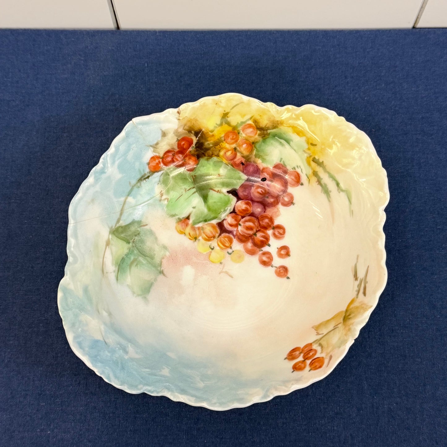 Haviland & Co Limoges Porcelain Serving Tray and Bowl Set