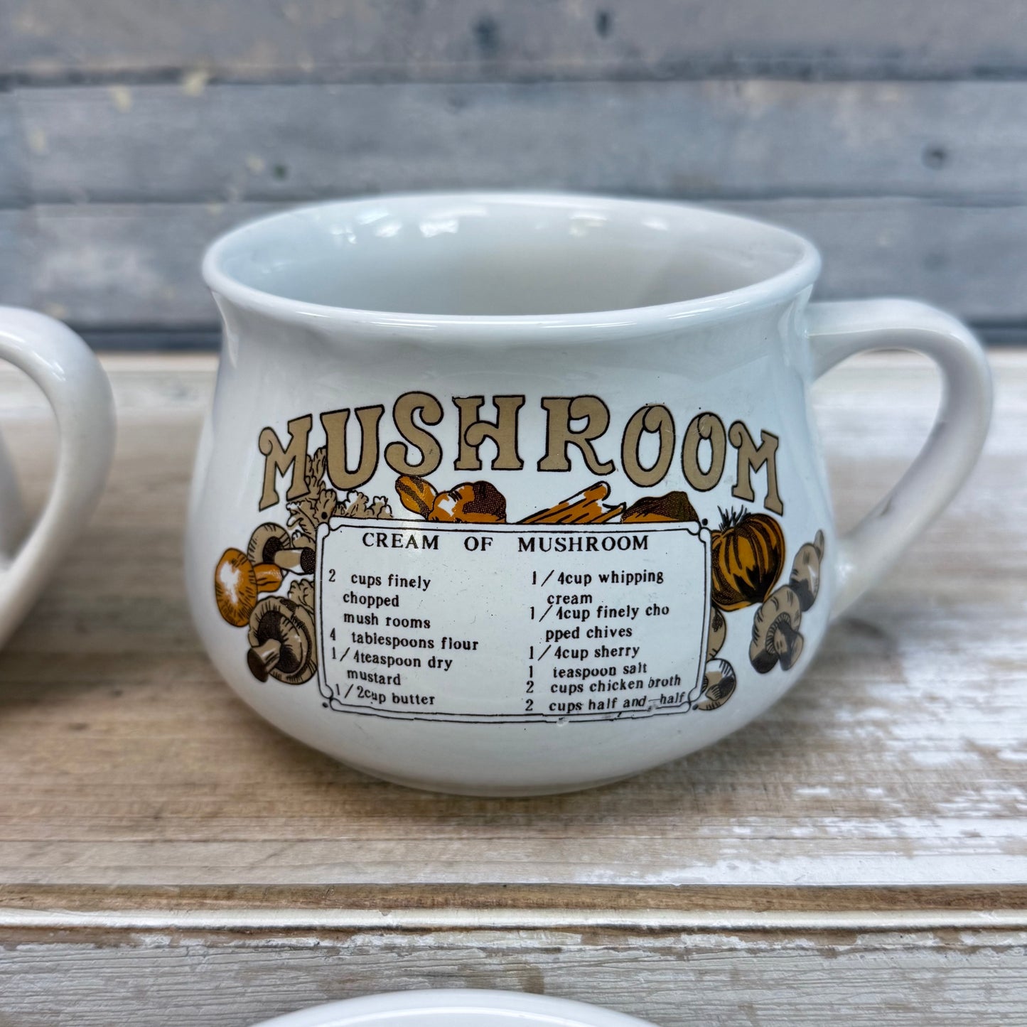 Soup Recipe Ceramic Mug Selection