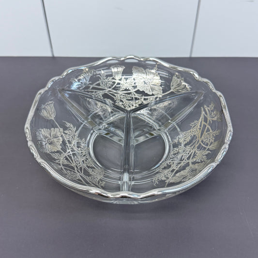 Silver City Glass Co. Poppy Dish