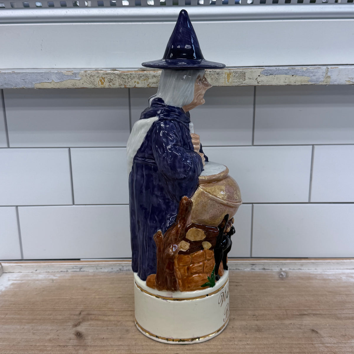 Witches Brew Ceramic Witch Decanter Halloween R J Ceramics