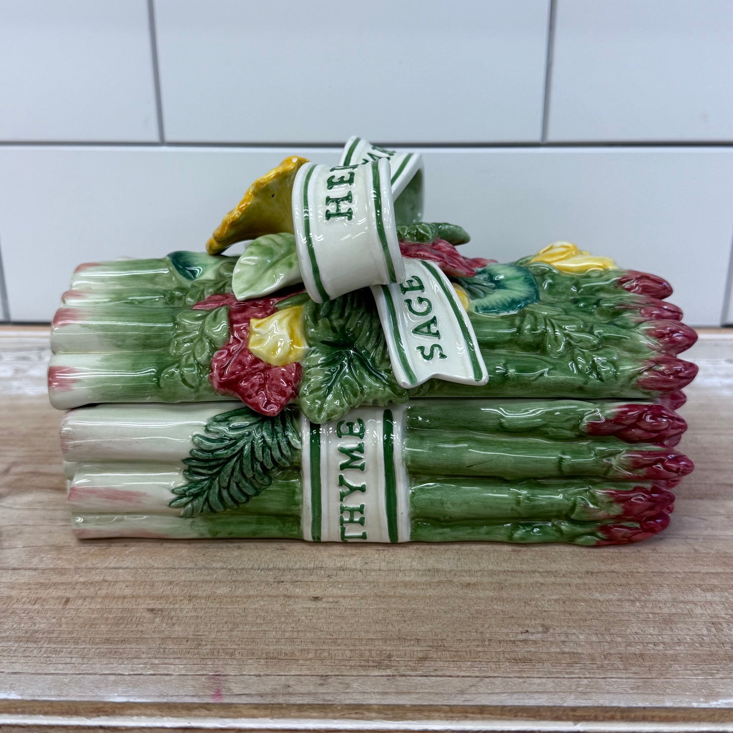 Fitz & Floyd Herb Garden Container, Ceramic